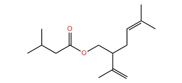 2-Isopropenyl-5-methyl-4-hexenyl 3-methylbutanoate